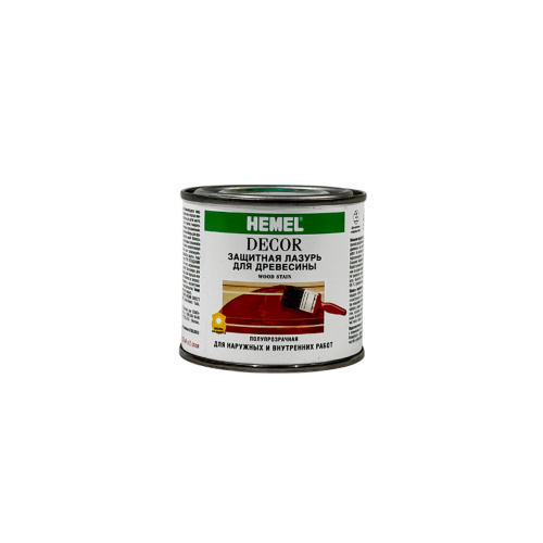 Защитная лазурь для древесины HEMEL Wood Stain (1118H Изумрудно-зеленый, 0.18 л)