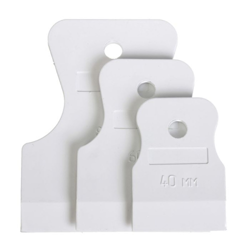 Набор шпателей 40*60*80, резина,3 шт, TUNDRA